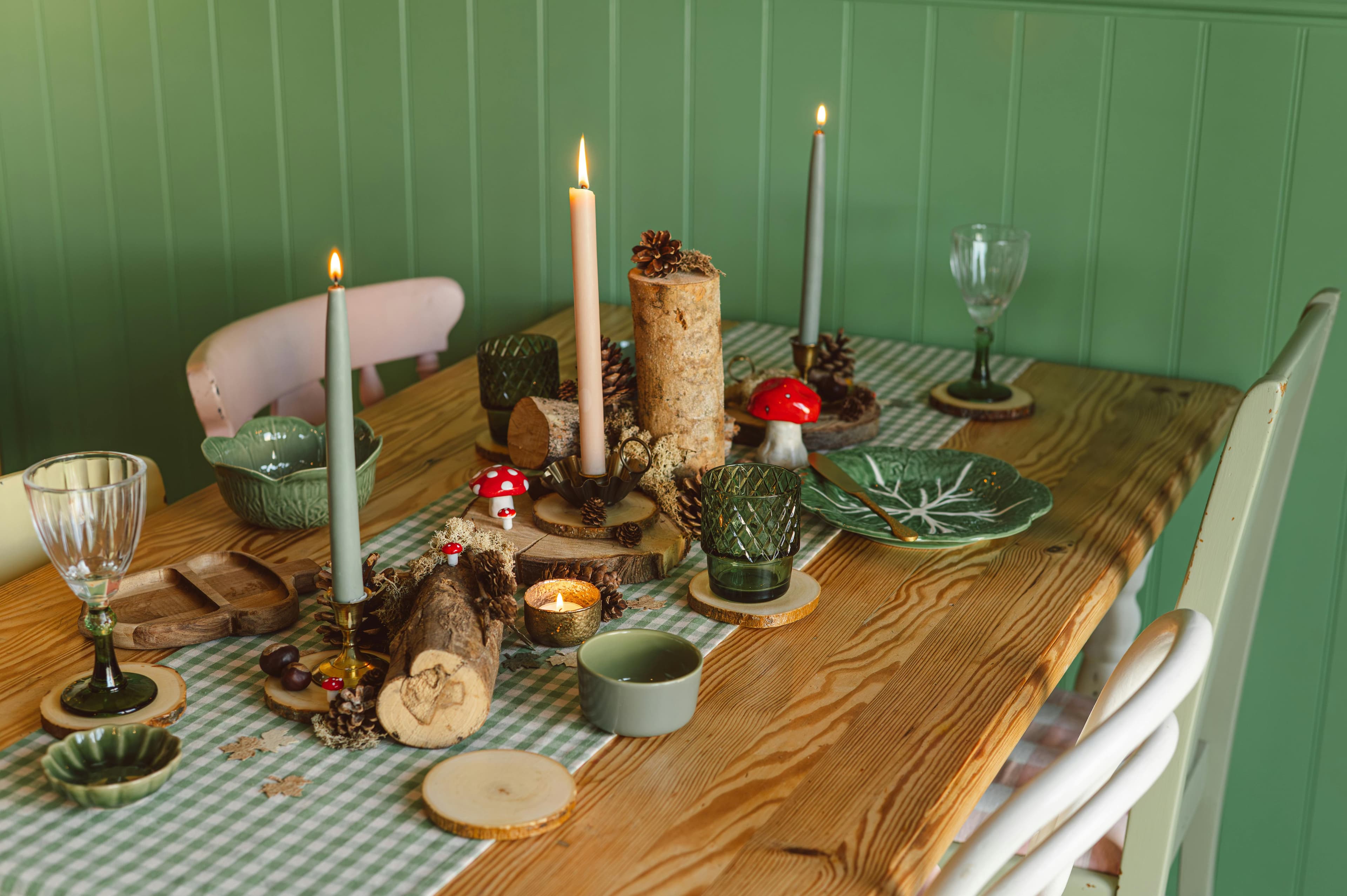 Free stock photo of autumn decor, fall decor, table decor